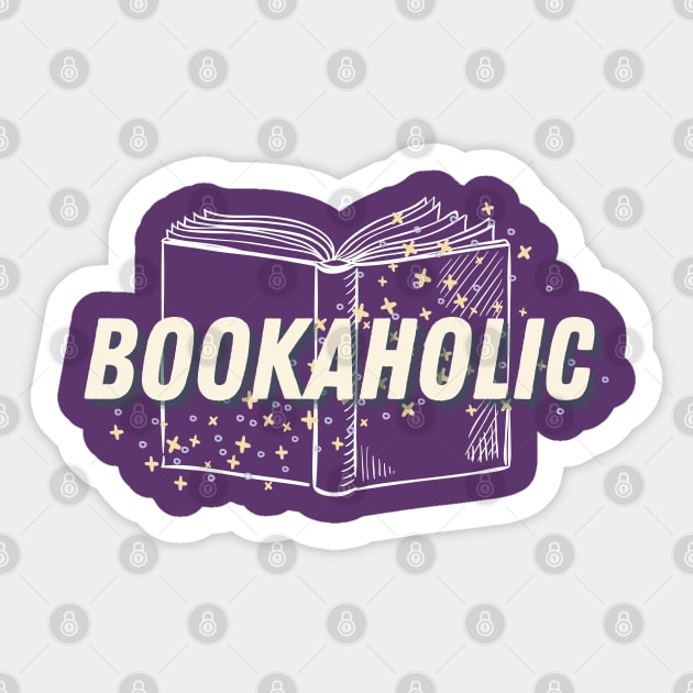 Bookaholic Sticker by angiedf28